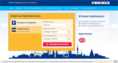 Desktop Screenshot of flughafen-muenchen-parken.de