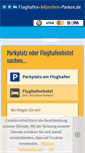 Mobile Screenshot of flughafen-muenchen-parken.de